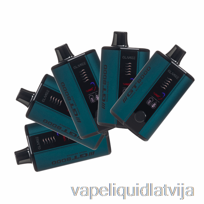 [5 Iepakojumu] Glamee Gt8000 Vienreizējās Lietošanas Vape šķidrums